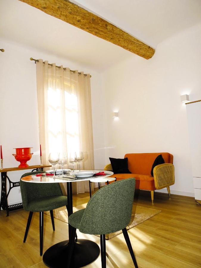 Augustins Fountain Studio Cosy Aix Centre Historique A 3 Minutes De Cours Mirabeau -Wifi-Smart Tv-Rue Calme Aix-en-Provence Exteriör bild